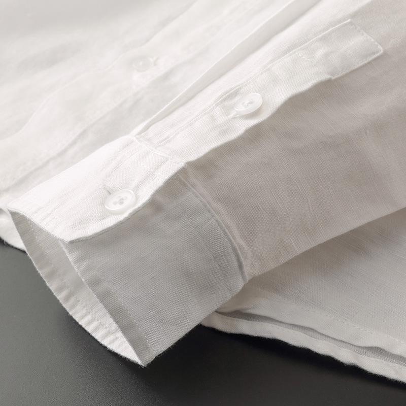 Bluza z lnu Nova z kapturem