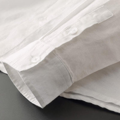 Bluza z lnu Nova z kapturem